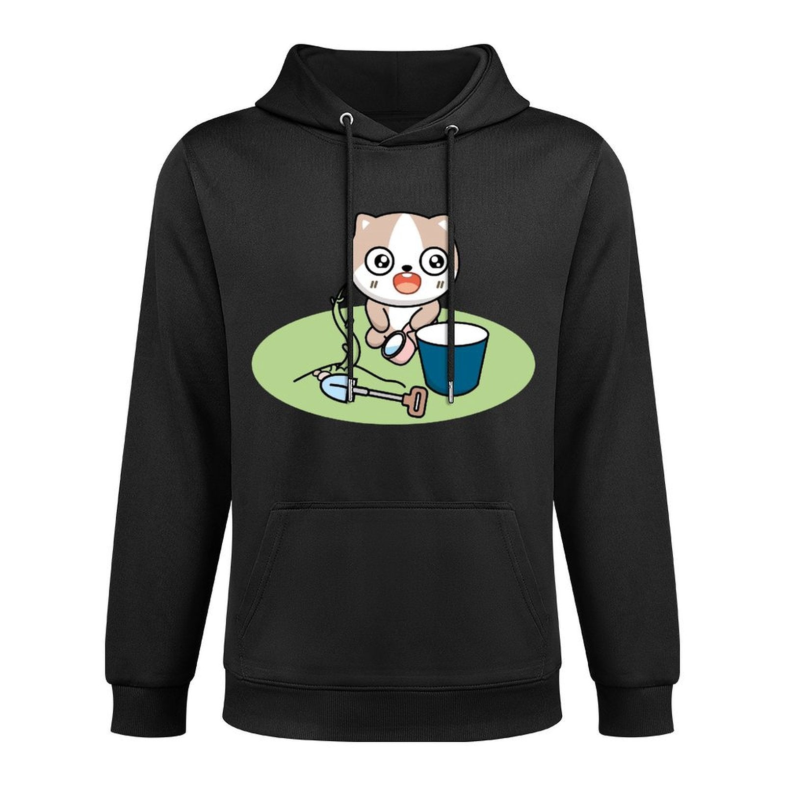 Minimalist Breathable Front Graphic Hoodies